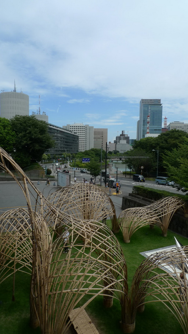 日本街頭出現(xiàn)的竹藝術(shù)雕塑